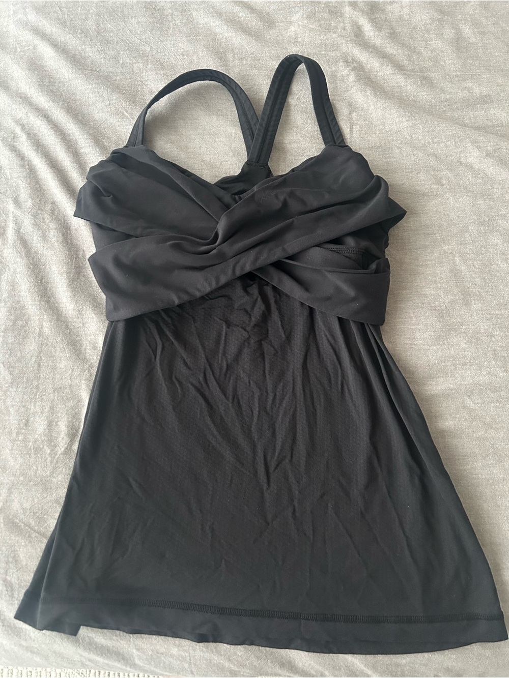 lululemon athletica Black Twist-Front Tank Top